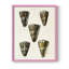 Cone Shell Collection, reproduction encadrée en V - bois massif-1320138491-1320138495