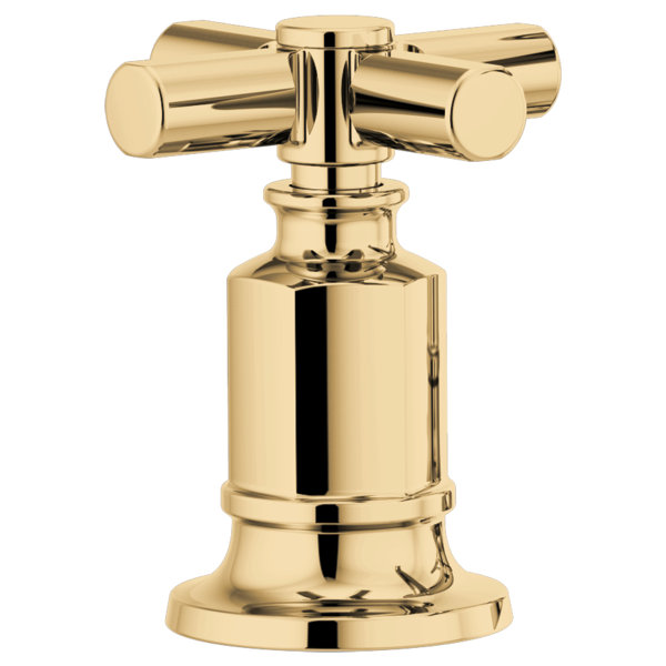 Invari® Roman Tub Faucet, Polished Gold, Cross