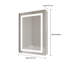 26" H x 20" W Recessed LED Bathroom Medicine Cabinet with Anti-Fog Mirror and Touch Control, Silver Aluminum