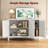 3-Door Buffet Cabinet With Adjustable Shelves