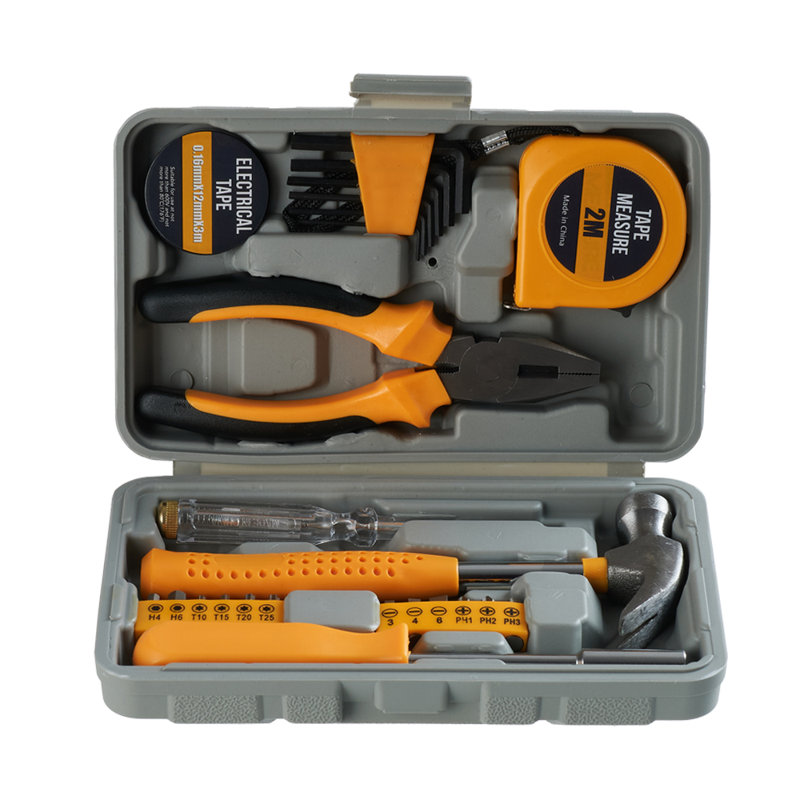 24pcs Household DIY Tool Kit, Yellow
