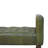 Walnut Green Leather Bedroom Bench