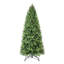 Arbre de Noël 6 pi avec 1032 pointes en PE + PVC - Arbre de Noël plein corps avec branches articulées, assemblage facile, support en métal stable, décoration de Noël classique-120930819