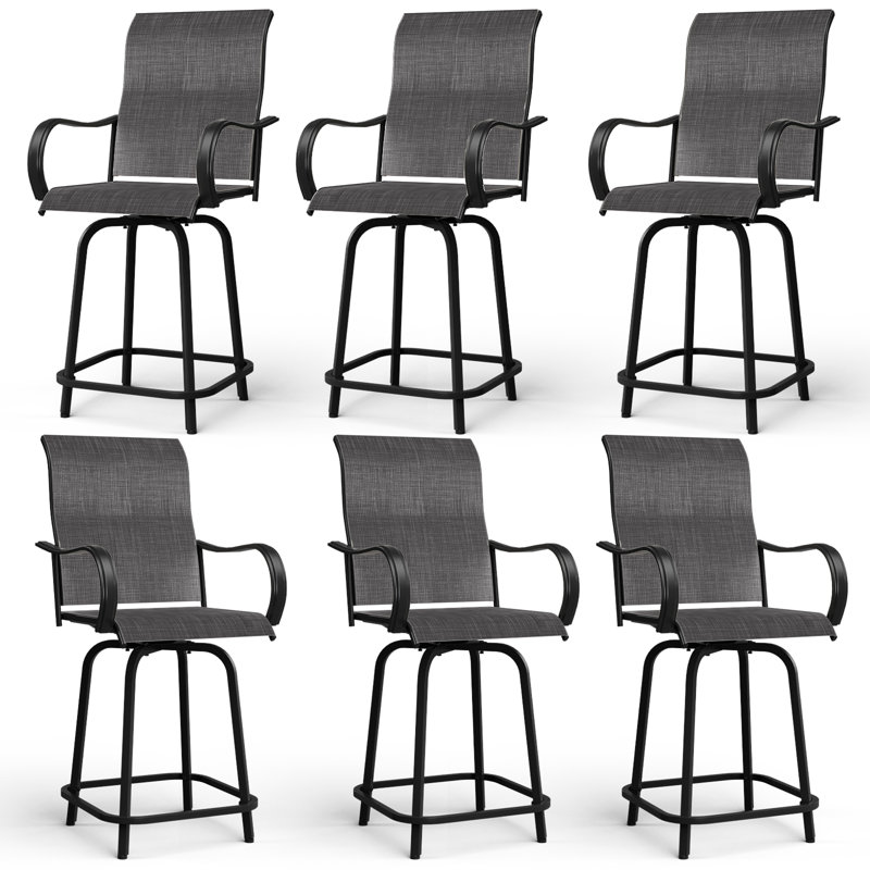 Tabouret de bar 27 po Bhairavi, Gris