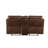 Aashi Brown Leather-GEL Match Recliner Loveseat