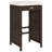 2.1 Powder Coated Steel Outdoor 76cm Bar Stool with Cushion-105676522-105676519