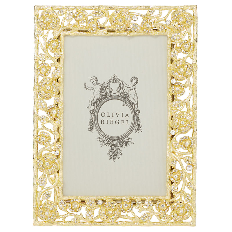 Ellarose Metal Picture Frame, 5" W x 7" H, Gold