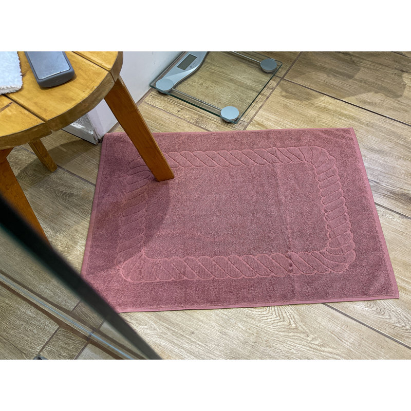 Bath Rug, Antique Pink