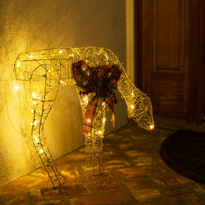 Grazing Doe Lawn Art