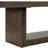 Olia Dining Table, 76-96 Inch Extendable Top With Square Base, Brown
