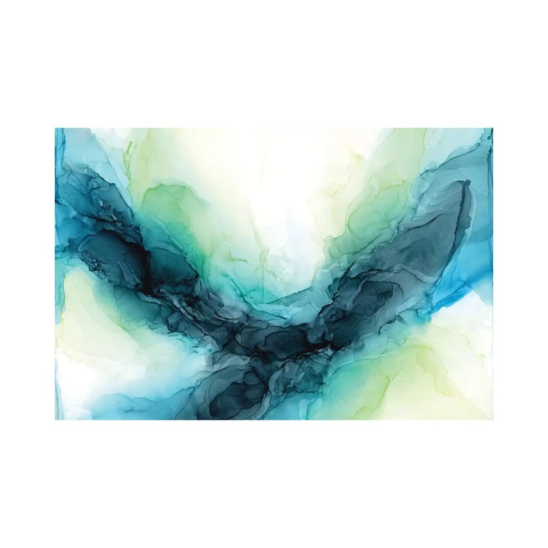 Dramatic Lime par Elizabeth Karlson - Toile tendue avec châssis sur toile tendue, H 8 po x l 12 po x P 0,75 po