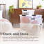 Boîte de rangement en plastique 30 L (32 pte) avec couvercle et loquets - Paquet de 4 - Sans BPA, solution d'organisation transparente, contenants empilables emboîtables durables, poignée à tirer sécurisée