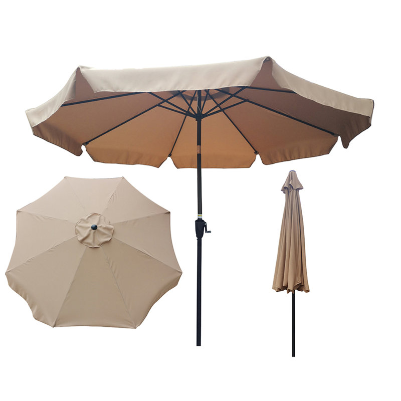 Parasol de marché 10 pi Ibanez, Tanné