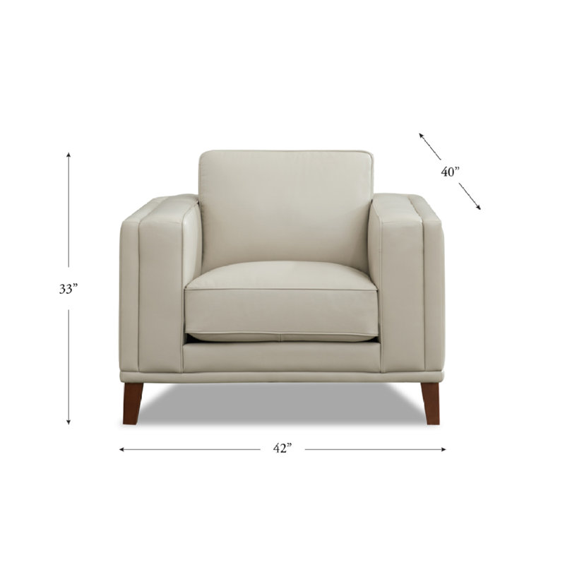 Chaise en cuir Lyon Cuir Comt Cuir haut Cuir cuir Bois cuir