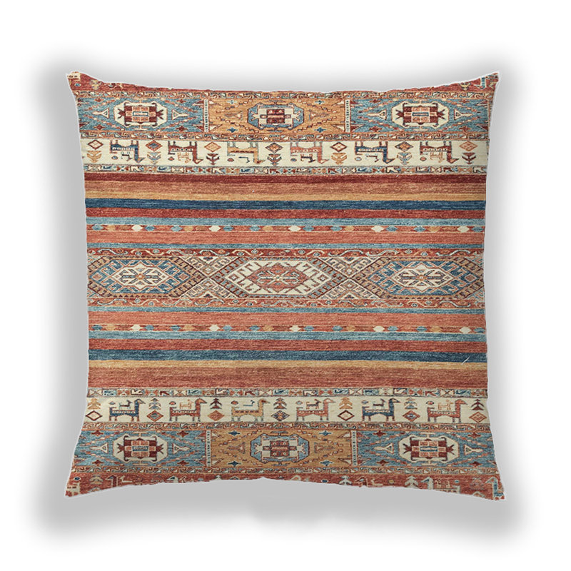 Coussin décoratif abstrait 2382, Microsuède