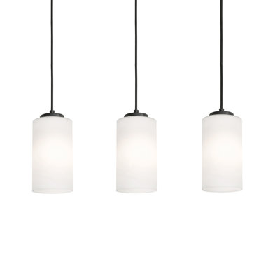 Luminaire suspendu linéaire à 3 lumières pour îlot de cuisine Esengul