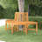 Solid Wood Eucalyptus Outdoor Bench
