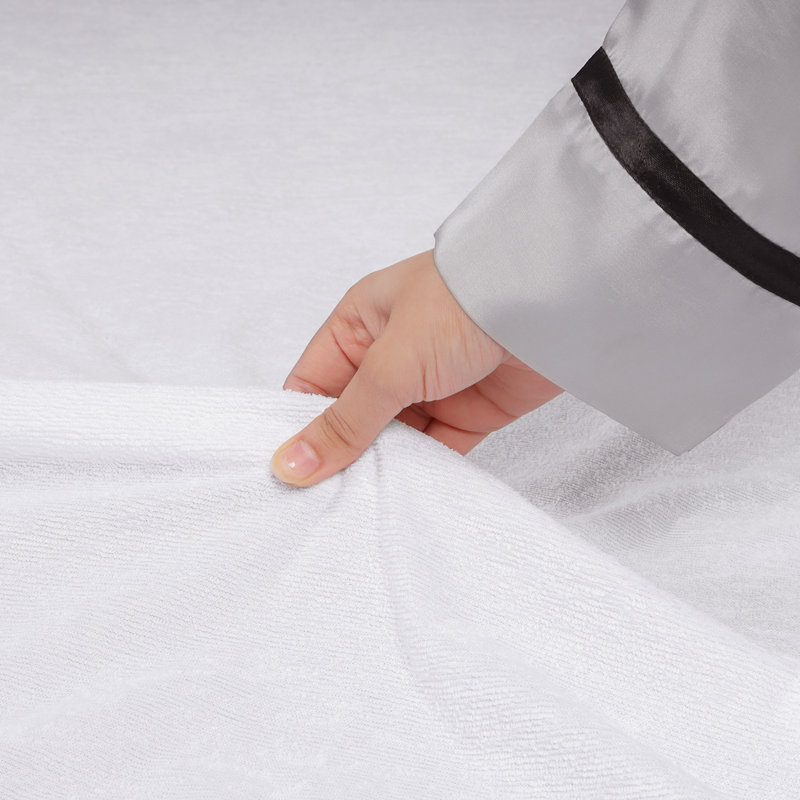Barner Ultimate Waterproof Terry Mattress Protector - Deep Pockets, Breathable & Hypoallergenic Shield, Double