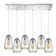 Luminaire suspendu en forme de cloche 6 lumières Toothman