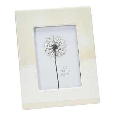 Bera Cream Ceramic Matte Picture Frame
