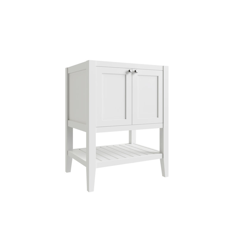 Base de meuble-lavabo simple 24 po Galveston, Albâtre