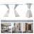 Olmitz 51'' Glass Top Console Table-1625644712