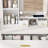 Dressing Table With Led Lamp And Stool-adjustable Lighting, Charging Station And Blower Bracket, Dressing Table With Storage Space-653596063