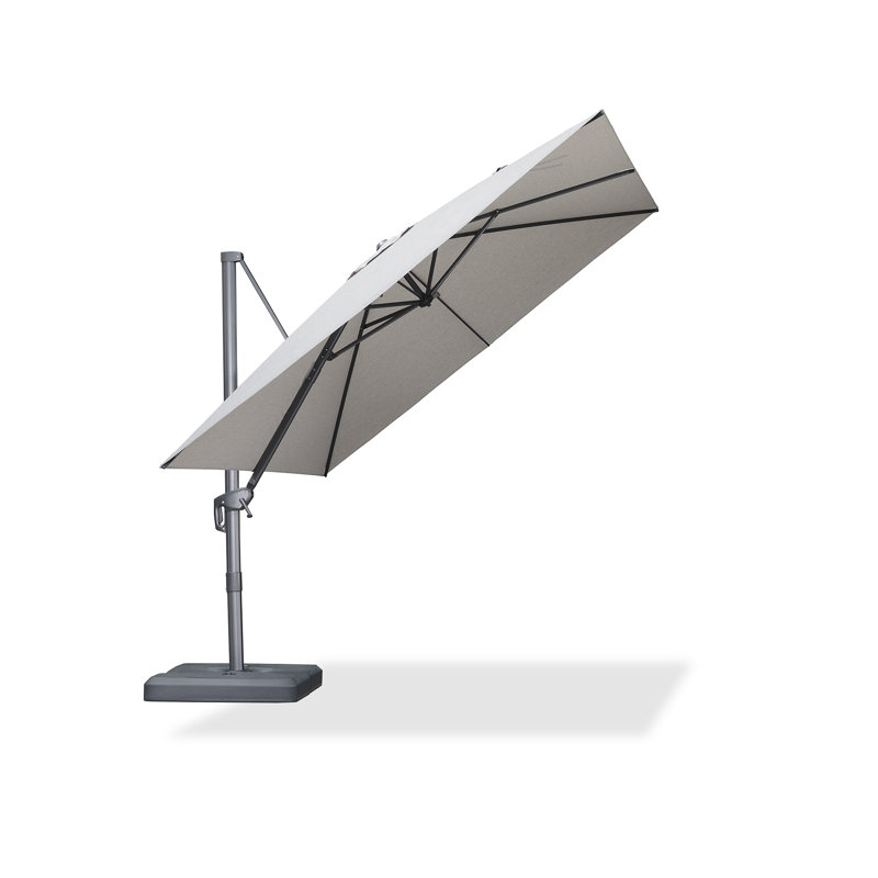 304cm Cantilever Parasol, Light Gray