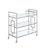 Palvi Tempered Glass Bar Cart