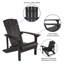 Chaise Adirondack commerciale en résine de polyester toutes saisons-768767116