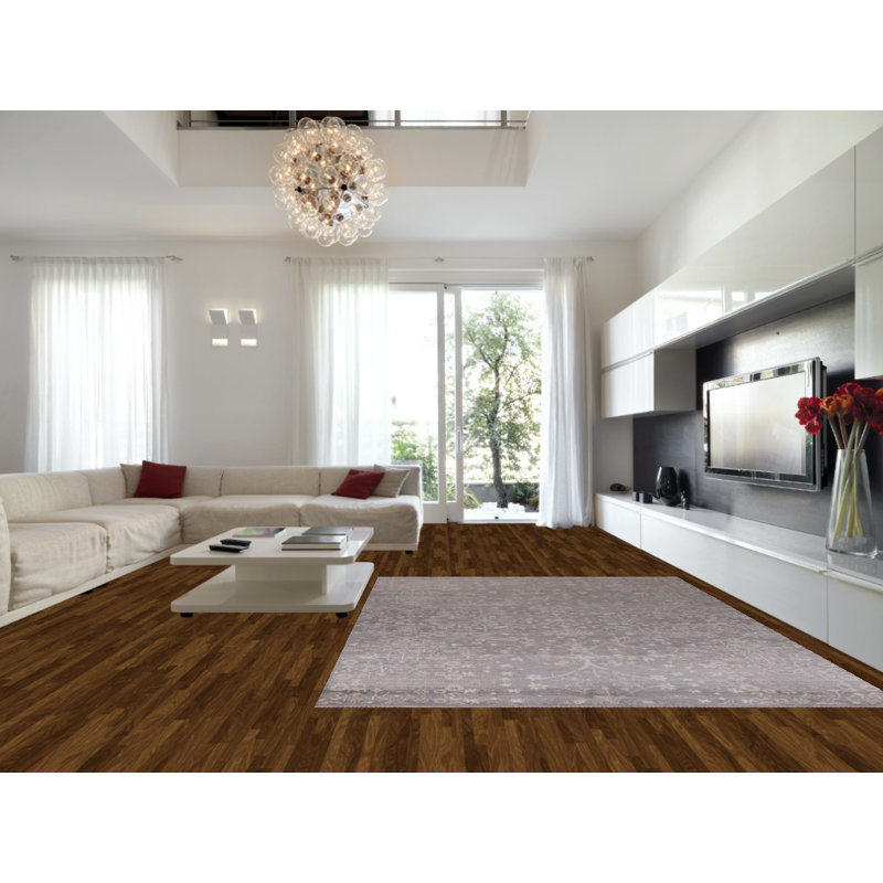 Tapis gris All-Over Oushak 9 x 12 po