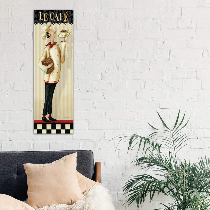 Baldwyn Chef's Masterpiece II (Le CafÃ©) by Lisa Audit - Wrapped Canvas Panoramic Print, 30.48 cm H x 91.44 cm W x 1.91 cm D