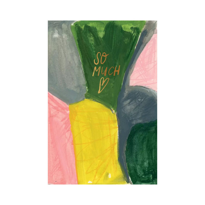 Painterly Color Block by Joy Ting - Wrapped Canvas Gallery-Wrapped Canvas Giclée, 101.6 cm H x 66.04 cm W