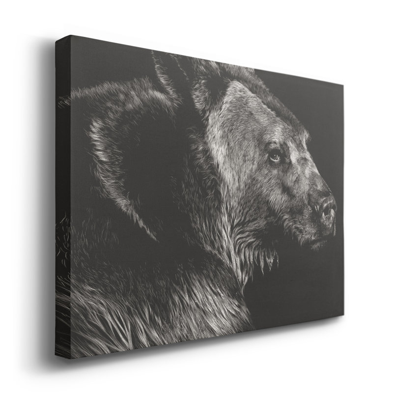 « Wild scratchboard II », impression d’art graphique sur toile, H 27 po x l 18 po x P 1 po