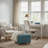 Stretchy Slipcover for Ottoman - Easy to Clean & Durable - Comfort Collection-352344776-379467342