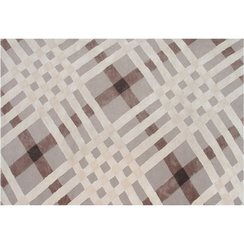 Plaid Indoor Rug, Rectangle 5' x 8'