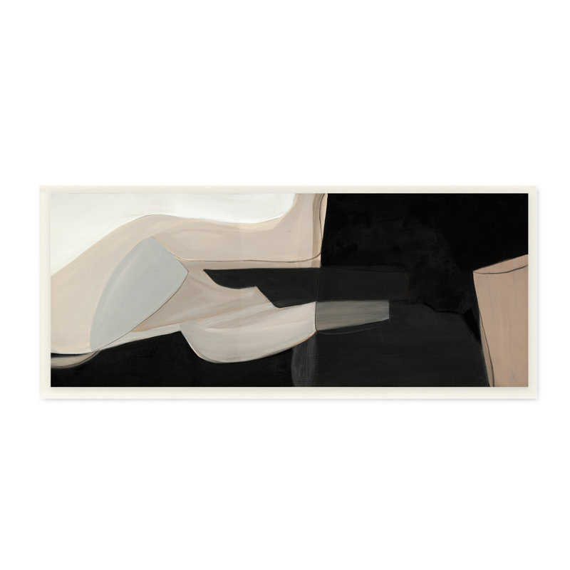 Arrangement audacieux déformé, formes déformées du désert foncé, H 7 po x l 17 po, Bois naturel