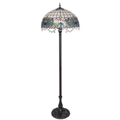 Analuisa 63'' Mahogany Bronze Traditional Floor Lamp