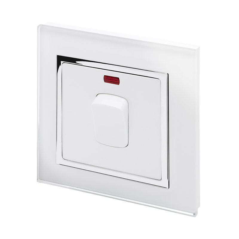 Crystal CT 20A DP Switch With Neon Black, White