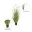 Herbe fleurie artificielle en pot-116294374