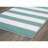 Ronning Beach Stripe Nylon and Polyester 2 Piece Bath Rug Set with Non-Slip Backing-2003578708