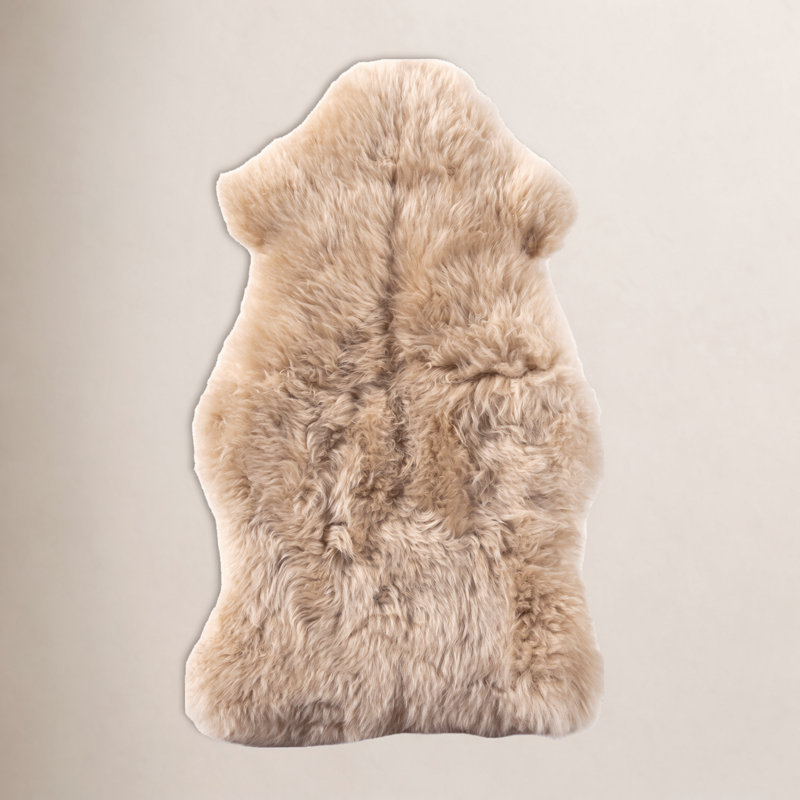 Stacey Sheepskin Rug, Beige