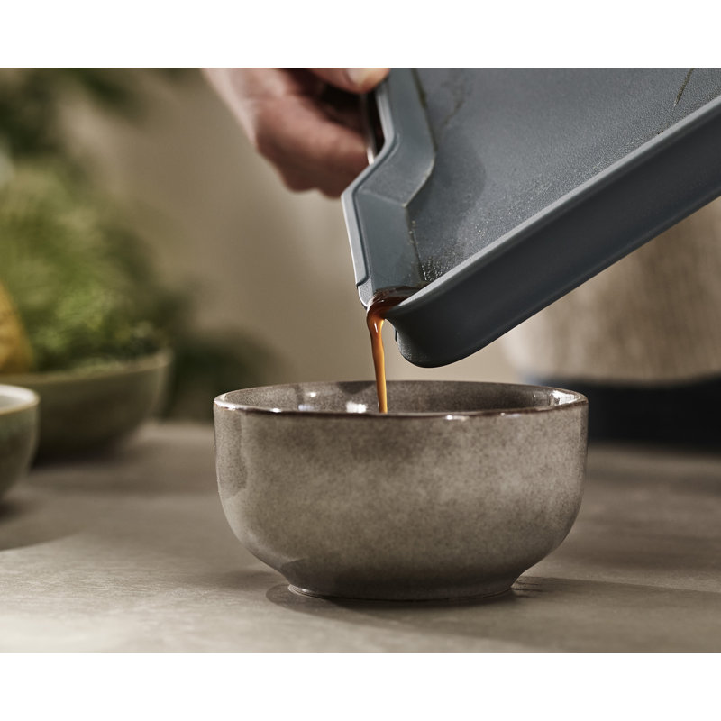 Joseph Joseph Cut&Carve Plus Extra Large Multifunction Cutting Board, 13.15" L, Black