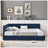Velvet Upholstered Tufted Bed Frame | Sofa Bed with Plush Backrest & Armrests | Comfortable Multi-Functional Bed for Bedroom, Living Room & Small Apartments-1992862711-1992862709