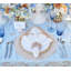 Shell Edge Napkin in White/Natural