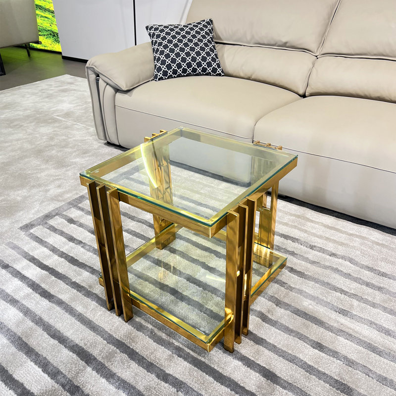 Table de bout Loreita, Transparent