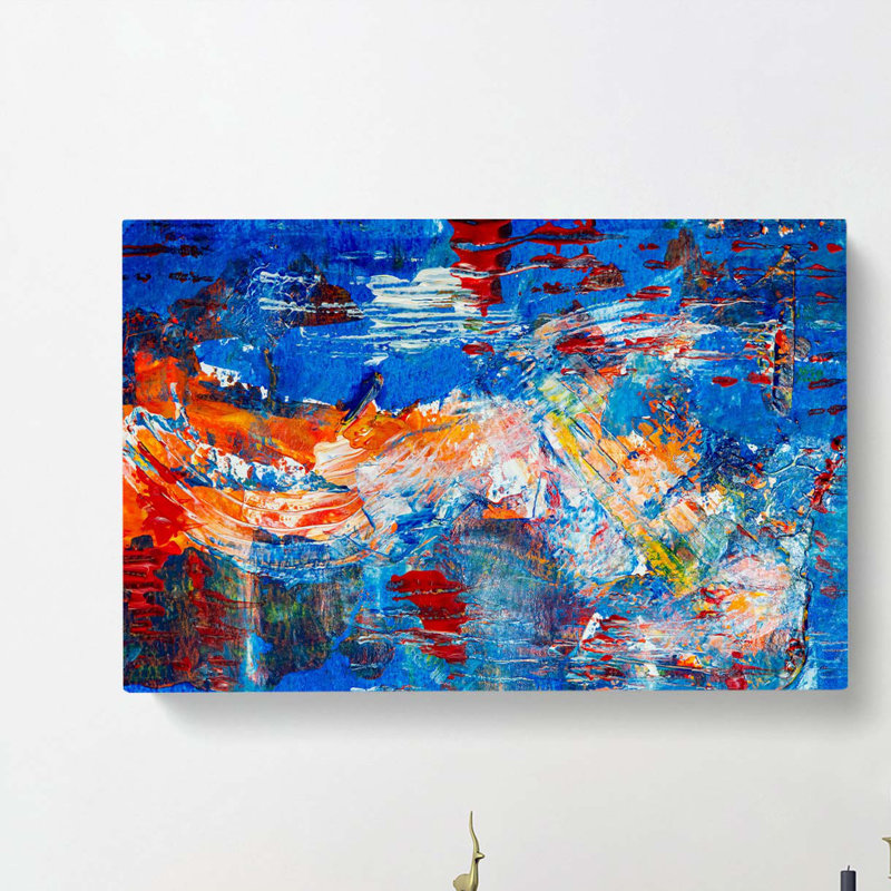 Abstract Art Painting Vol.118 by S.Johnson - Wrapped Canvas, 50cm H x 76cm W x 3cm D