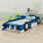 Race Car-Shaped Platform Bed With Wheels-264684157
