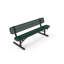 Banc revêtu de CO COTEOUTDOORFOURITURE, rouge, perforé, 6 pi, avec dossier-1974638233-2122664796