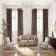 Rideau simple extra long et extra large en velours mat luxueux